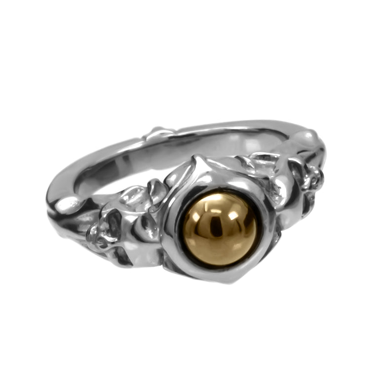 Double Skull Ring | Silver