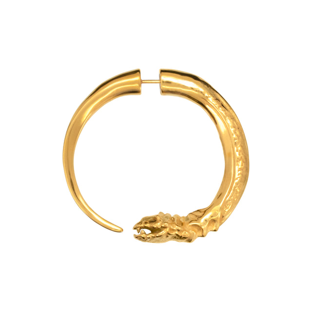 Snake Earrings | Gold