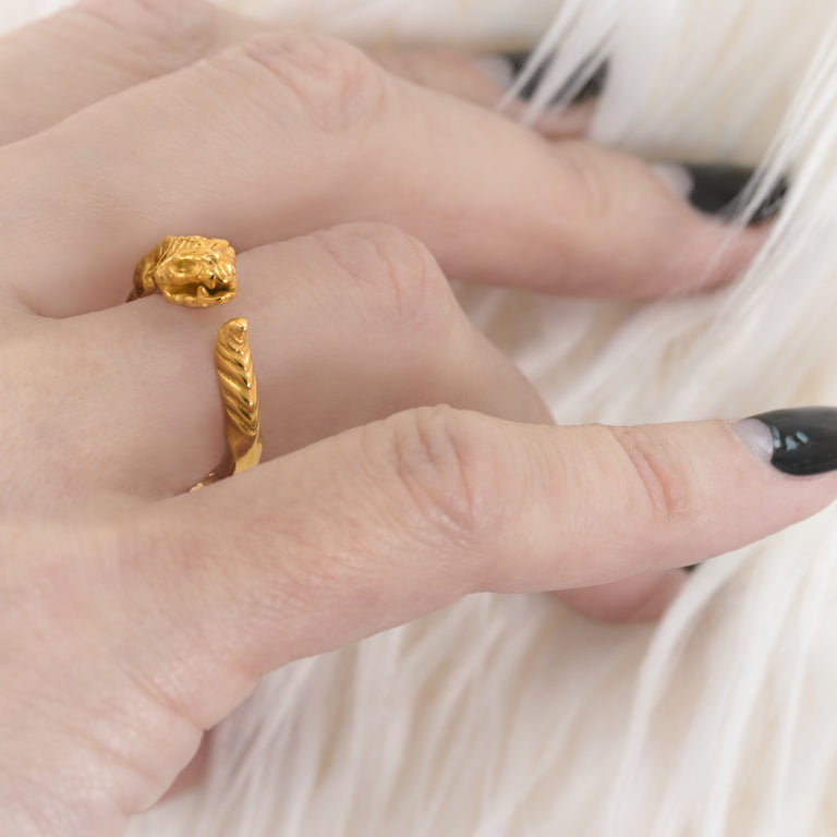 Snake Ring | Gold | Size 6